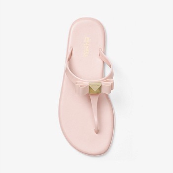 MICHAEL Michael Kors | Shoes | Michael Kors Caroline Jellythong Blush Pink Sandal | Poshmark